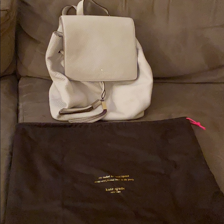Kate Spade Cream Colored Backpack